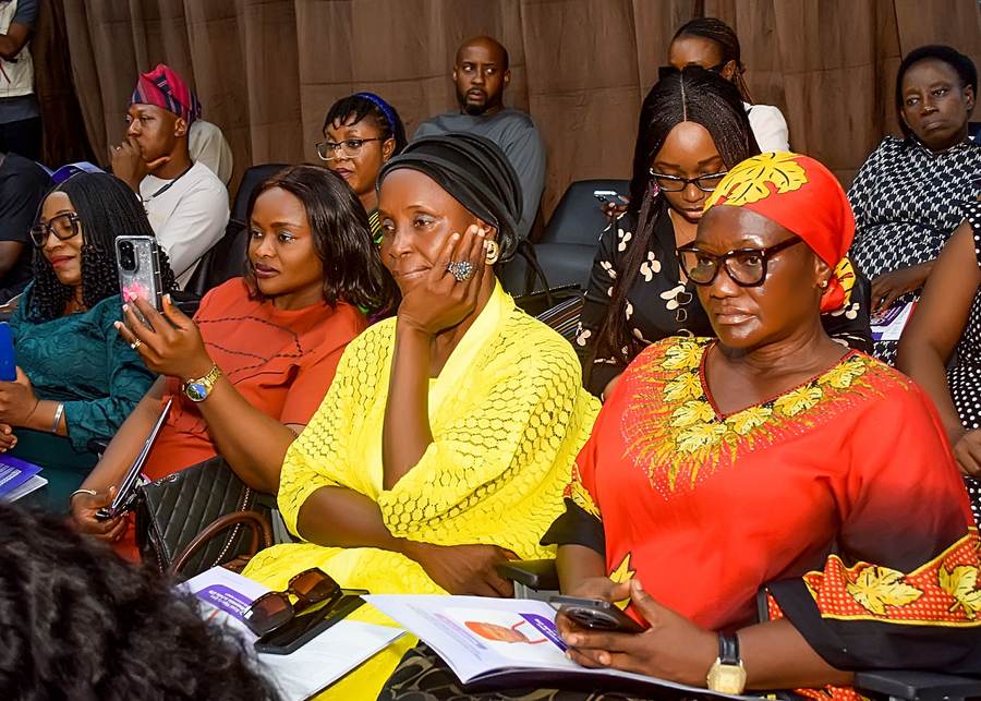 Attendees listening during the public presentation.